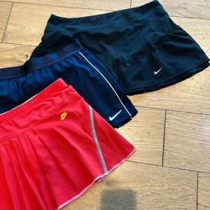 Nike Sports Skirt Trio - Black, Navy, Red